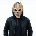 Skull Mask Full Head Weathered Bone Latex