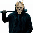 Skull Mask Full Head Weathered Bone Latex