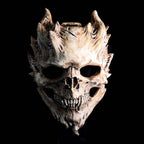 Skull Mask Full Head Weathered Bone Latex