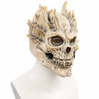 Skull Mask Full Head Weathered Bone Latex