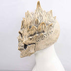 Skull Mask Full Head Weathered Bone Latex