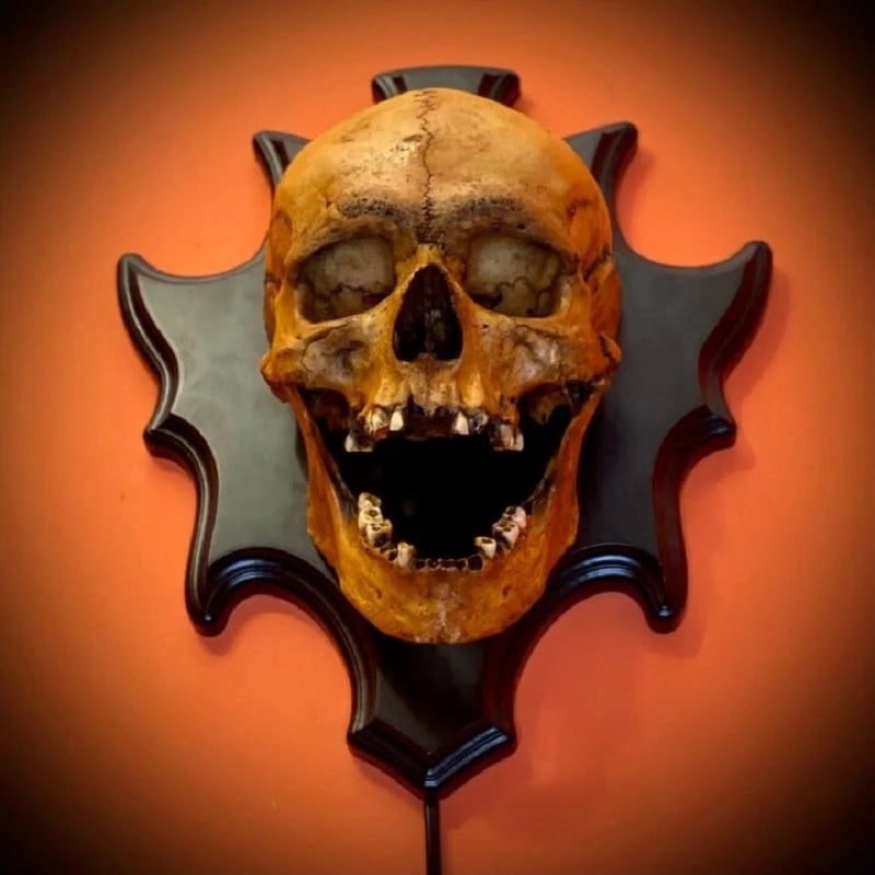 Skull Nightlight Resin Warm LED Sound Module