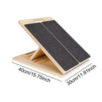 Slant Board Foldable Adjustable Wood Non-Slip