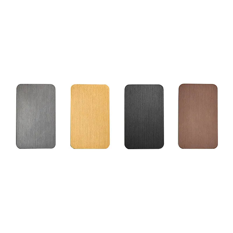 Sleek Metal Up-And-Down Warm LED Wall Sconce