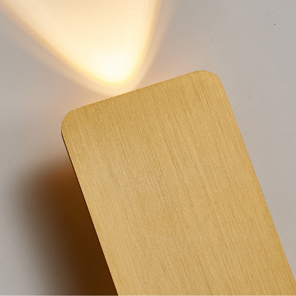 Sleek Metal Up-And-Down Warm LED Wall Sconce