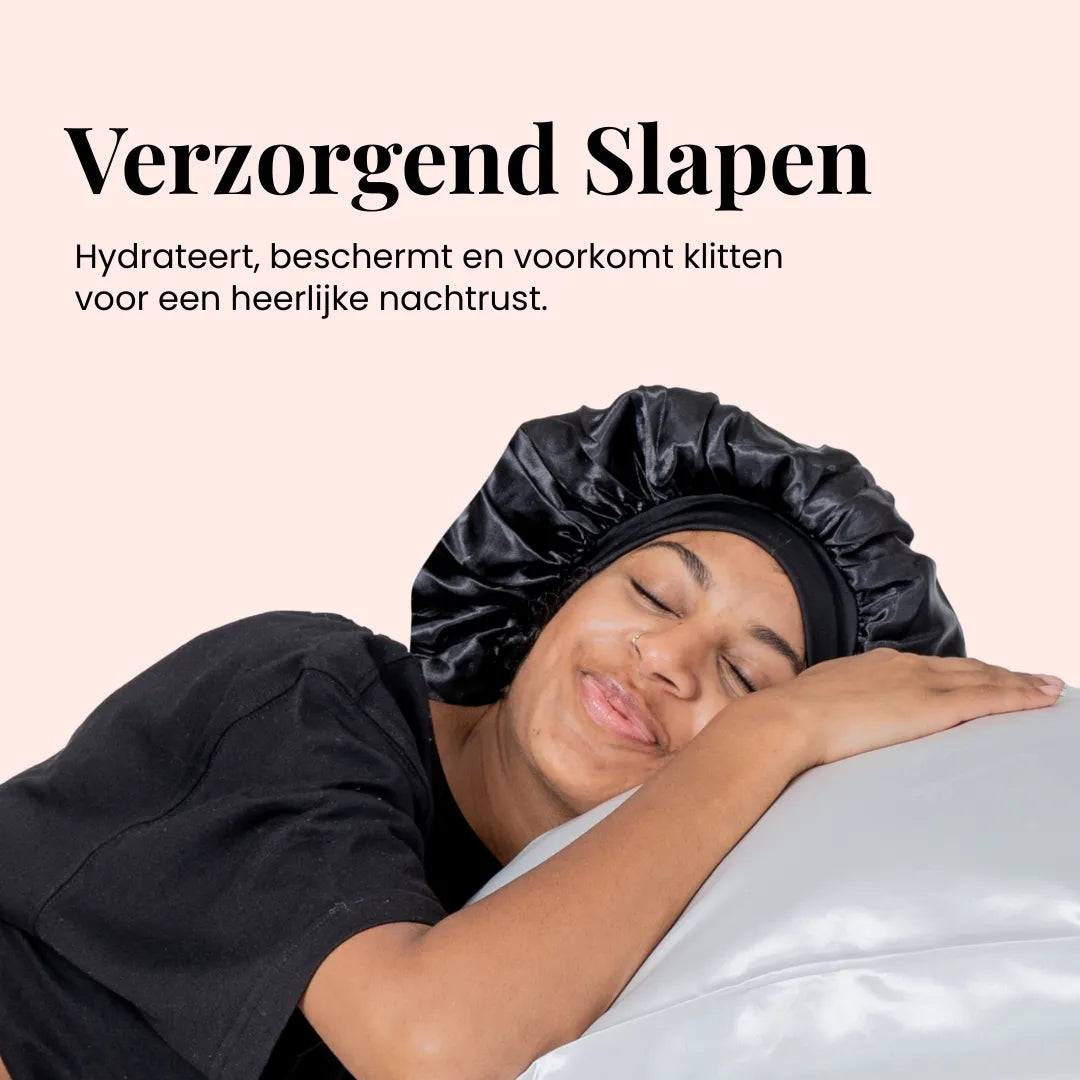 Sleep Cap Satin Anti-Frizz & Breakage Protection