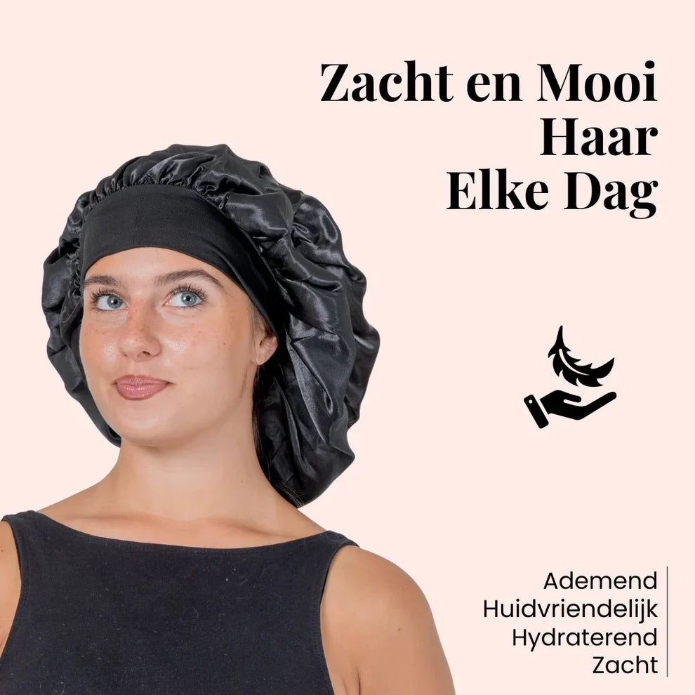 Sleep Cap Satin Anti-Frizz & Breakage Protection