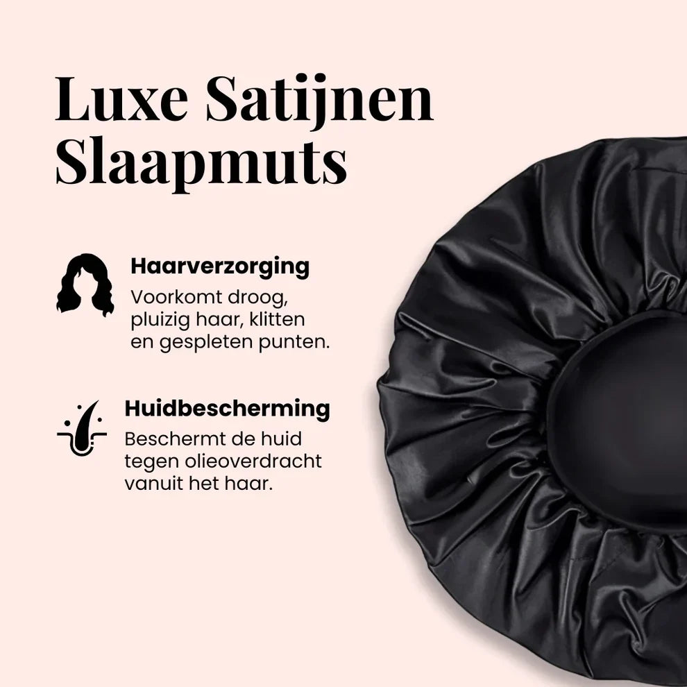 Sleep Cap Satin Anti-Frizz & Breakage Protection