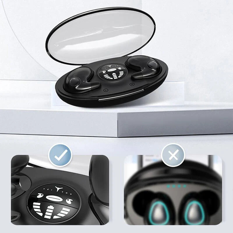 Sleep Earbuds Ergonomic Invisible Charging Case