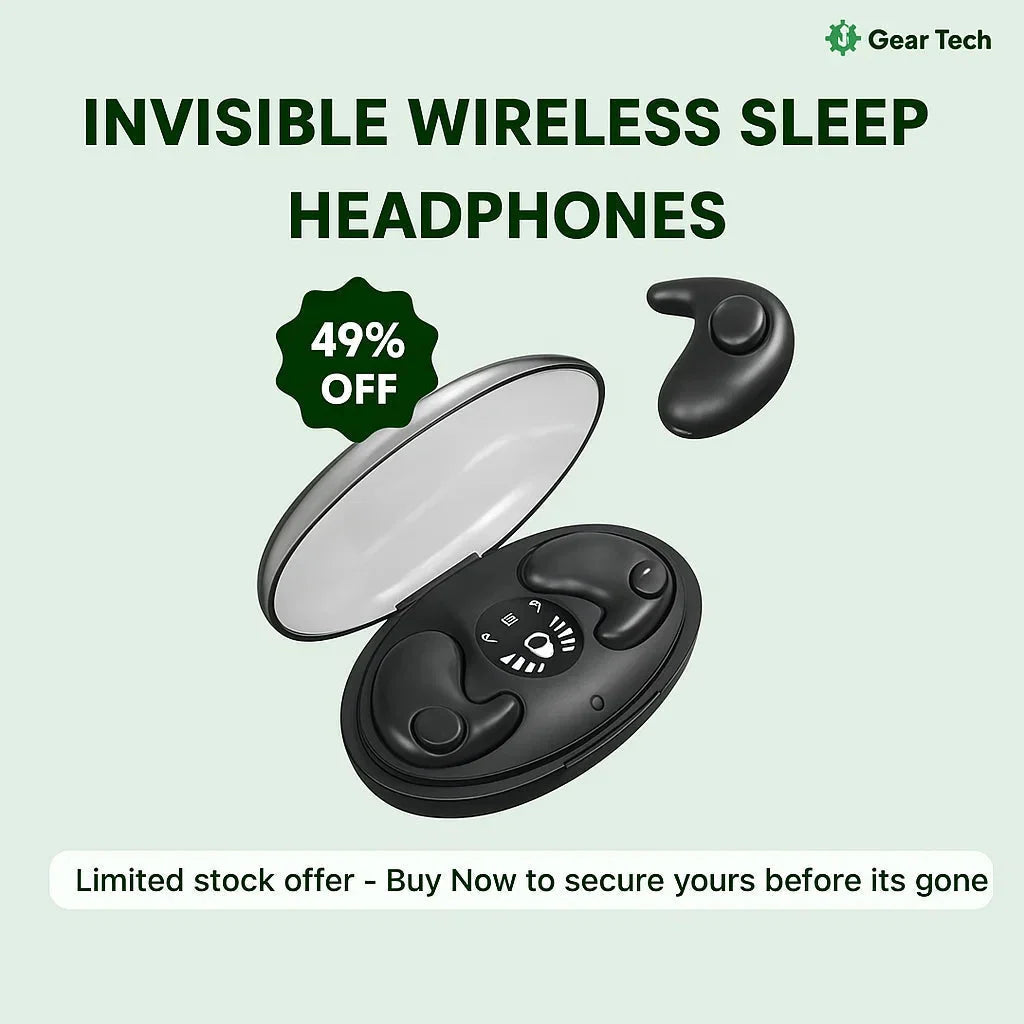 Sleep Earbuds Ergonomic Side-Sleeper Noise Cancelling