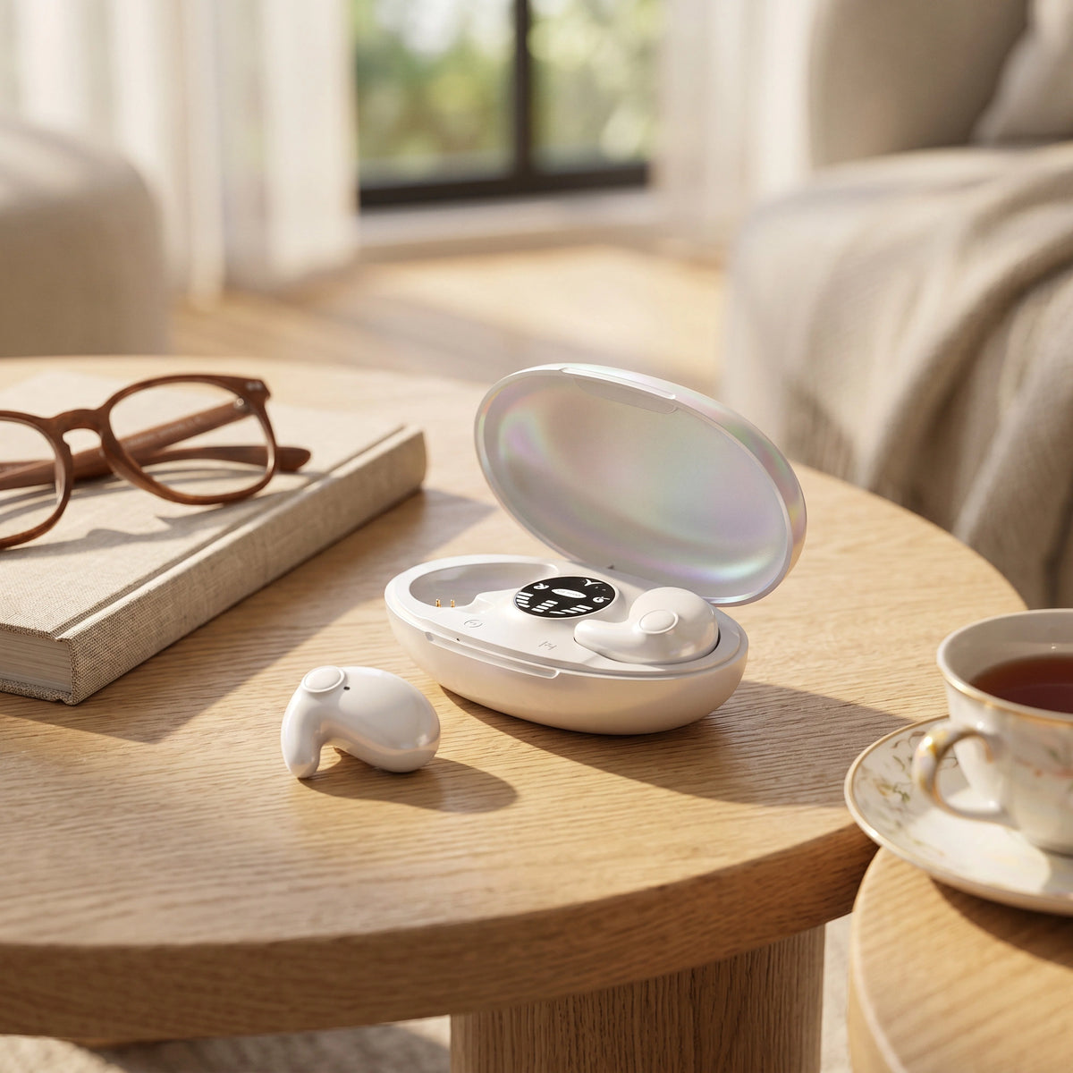 Sleep Earbuds Flat Ergonomic Wireless 5.3 Charging Case