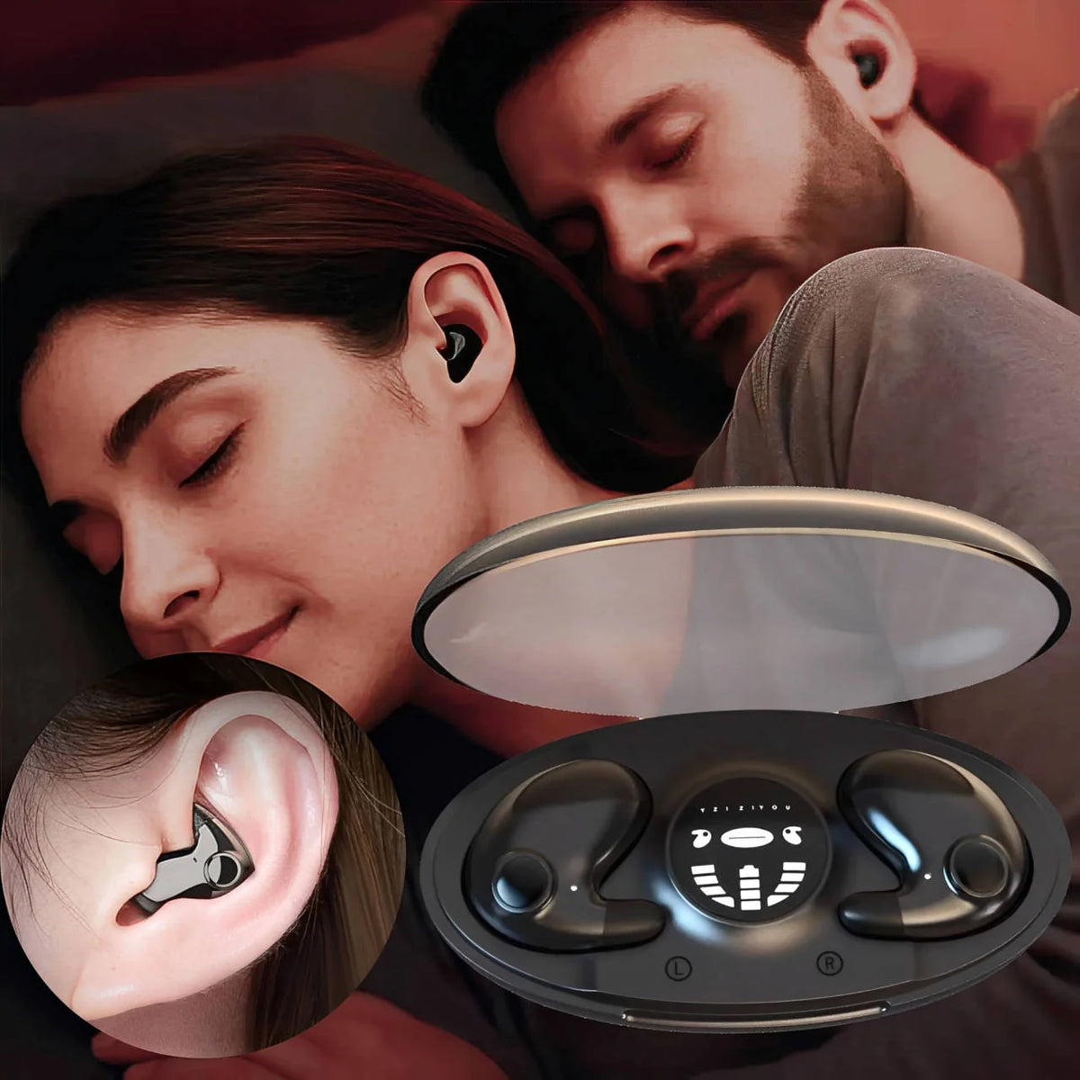 Sleep Earbuds Ultra-Thin Side-Sleeper 24-Hour Battery