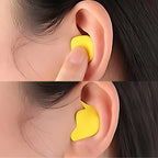 Sleep Earplugs Noise-Cancelling Hypoallergenic Silicone