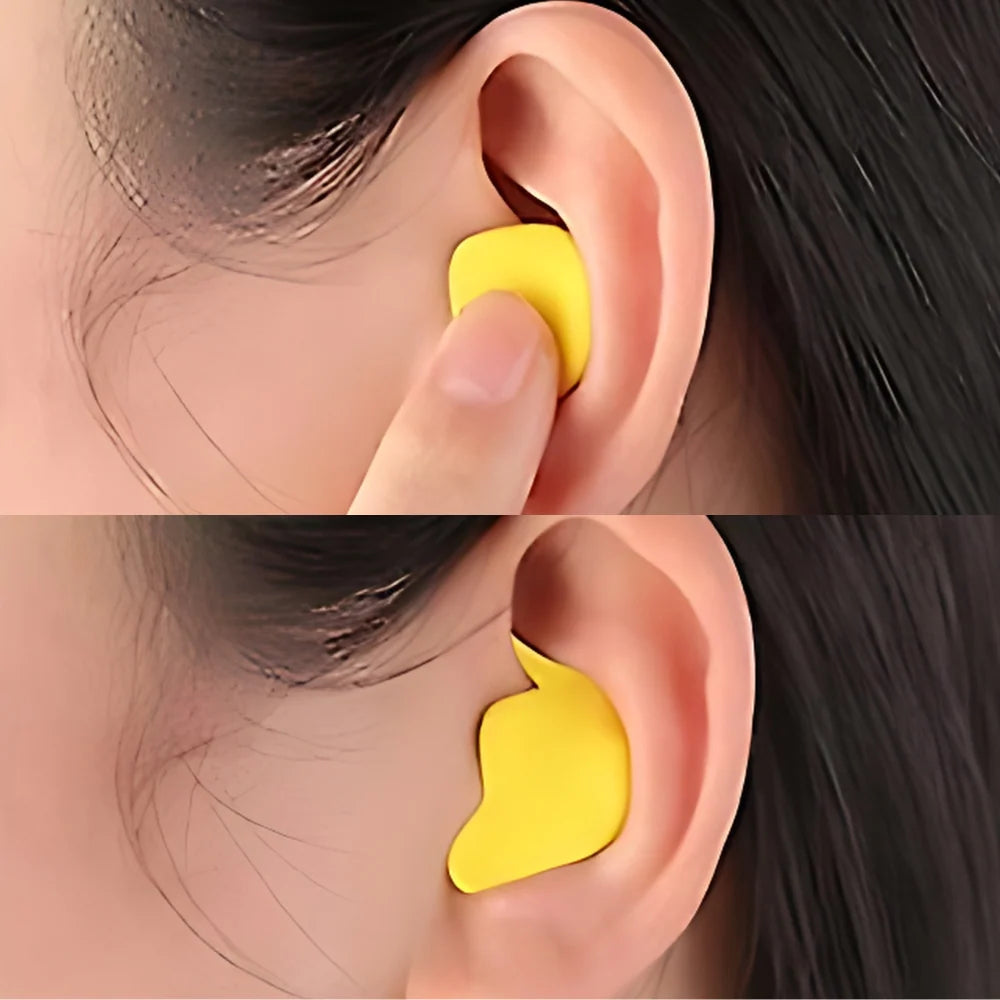 Sleep Earplugs Noise-Cancelling Hypoallergenic Silicone