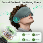 Sleep Eye Mask 3D Blackout Bluetooth Bamboo Blend