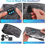 Sleep Headband Breathable Cotton Noise-Cancelling Speakers 3-Night Battery