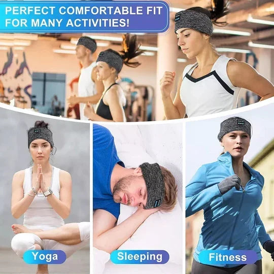 Sleep Headband Wireless Noise-Canceling Breathable Cotton