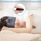 Sleep Headphones Ultra-Soft Breathable Headband & Integrated Speakers