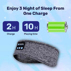 Sleep Headphones Ultra-Soft Breathable Headband & Integrated Speakers