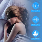 Sleep Headphones Ultra-Soft Breathable Headband & Integrated Speakers