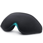 Sleep Mask 3D Contoured Memory Foam Adjustable Strap