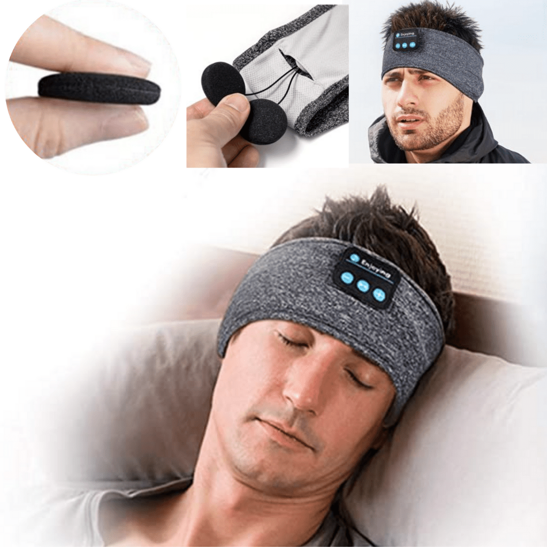 Sleep Mask Bluetooth 5.0 Breathable Light-Blocking