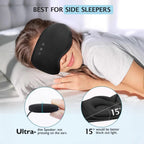 Sleep Mask Bluetooth Audio Light Blocking & Breathable
