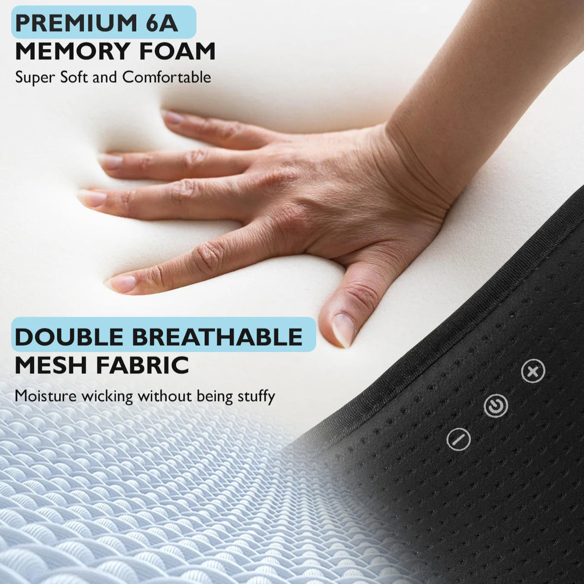 Sleep Mask Bluetooth Audio Light Blocking & Breathable