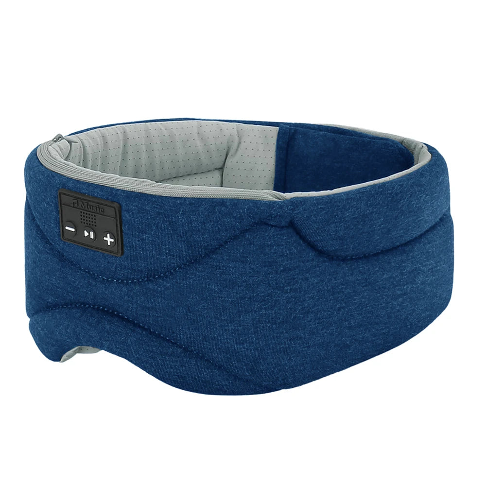 Sleep Mask Full Light Blocking Bluetooth & 35-Hour Playback