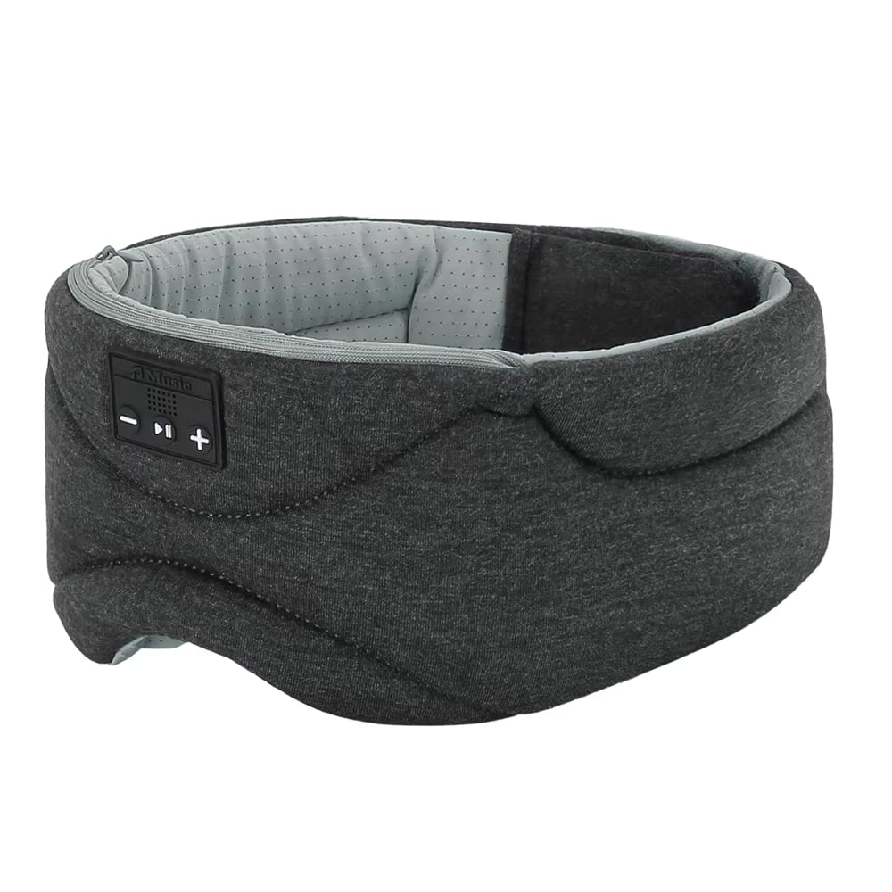 Sleep Mask Full Light Blocking Bluetooth & 35-Hour Playback