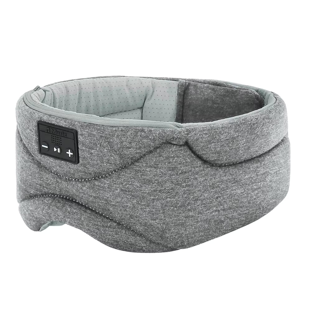 Sleep Mask Full Light Blocking Bluetooth & 35-Hour Playback
