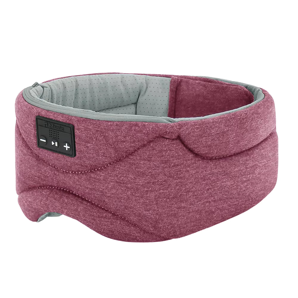 Sleep Mask Full Light Blocking Bluetooth & 35-Hour Playback