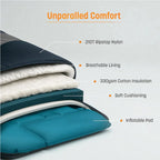 Sleeping Bag 3-Season Inflatable Pad & Pillow