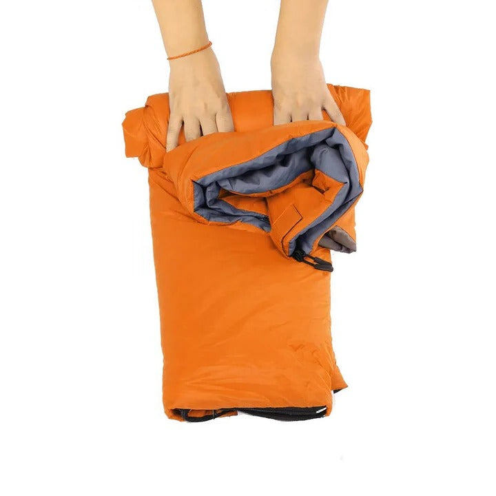 Sleeping Bag Convertible Water-Repellent Nylon & Polyester Lining