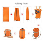 Sleeping Bag Convertible Water-Repellent Nylon & Polyester Lining