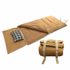 Sleeping Bag Flannel-Lined Waterproof Three-Season