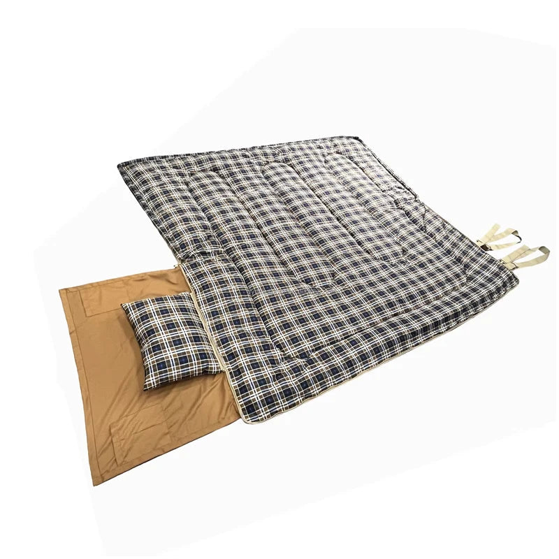 Sleeping Bag Flannel-Lined Waterproof Three-Season