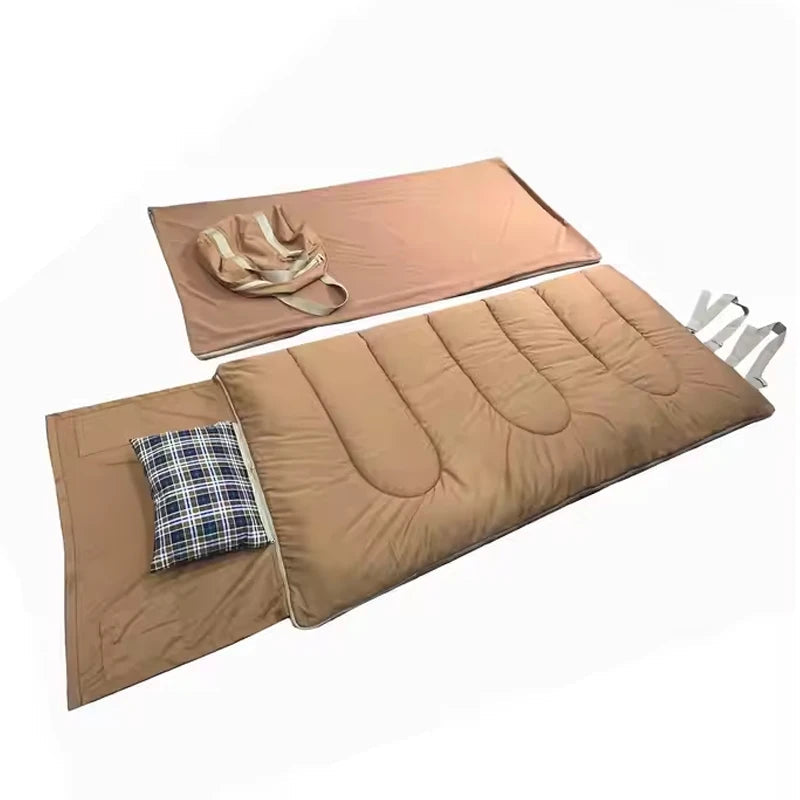 Sleeping Bag Flannel-Lined Waterproof Three-Season