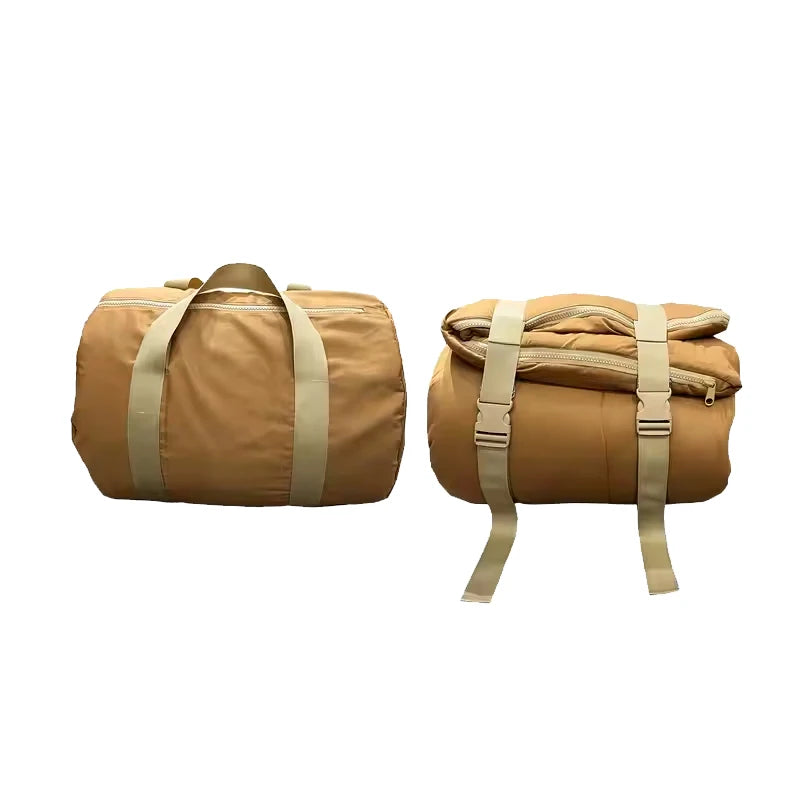 Sleeping Bag Flannel-Lined Waterproof Three-Season