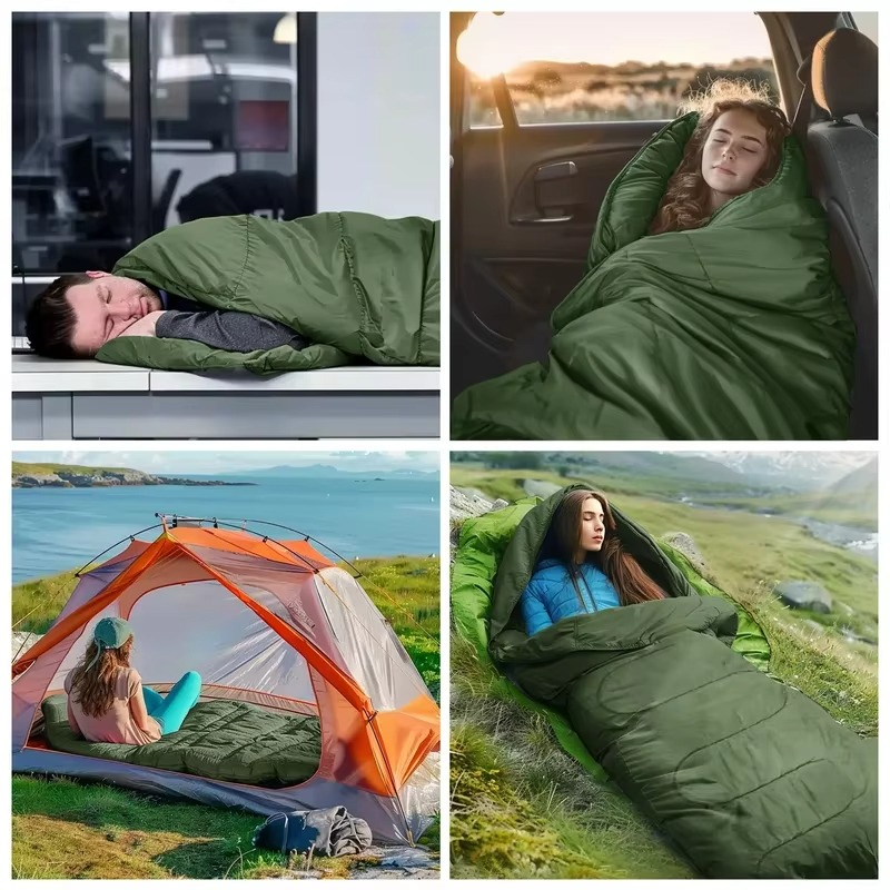 Sleeping Bag Ultralight Waterproof All-Season Envelope Style