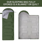 Sleeping Bag Ultralight Waterproof All-Season Envelope Style