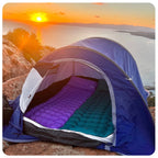Sleeping Mat Built-In Pump Ergonomic & Puncture-Resistant TPU