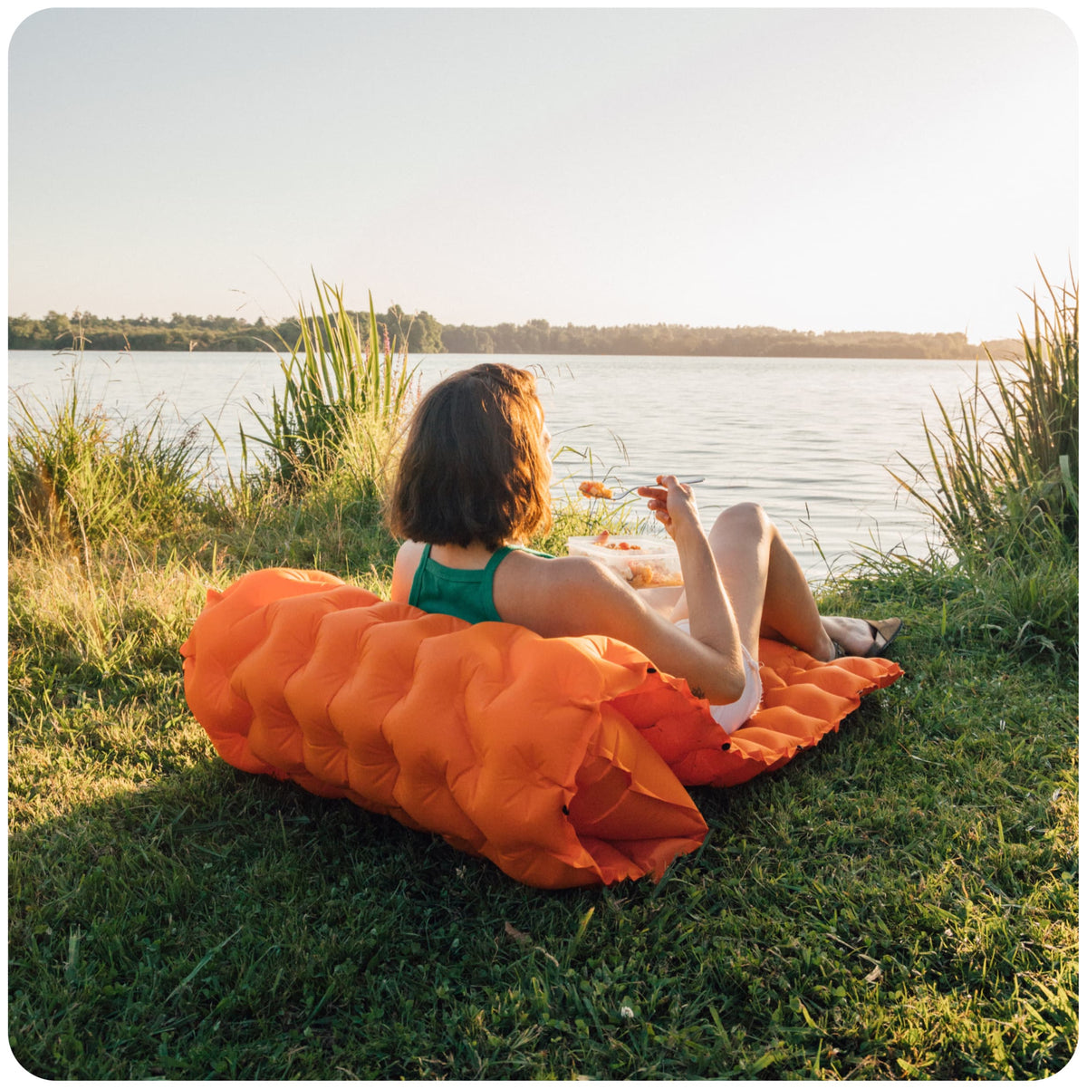 Sleeping Mat Built-In Pump Ergonomic & Puncture-Resistant TPU