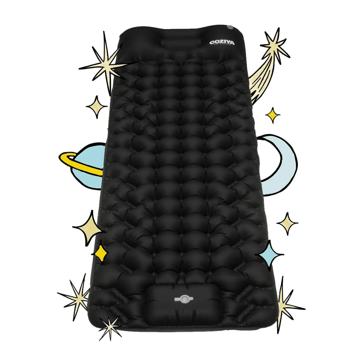 Sleeping Mat Built-In Pump Ergonomic & Puncture-Resistant TPU