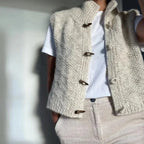 Sleeveless Vest Structured Silhouette Minimal Design