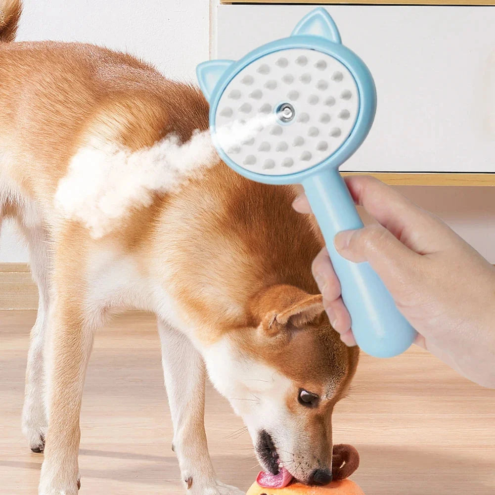 Slicker Brush Rechargeable Steam Cleaning Ergonomic Grip