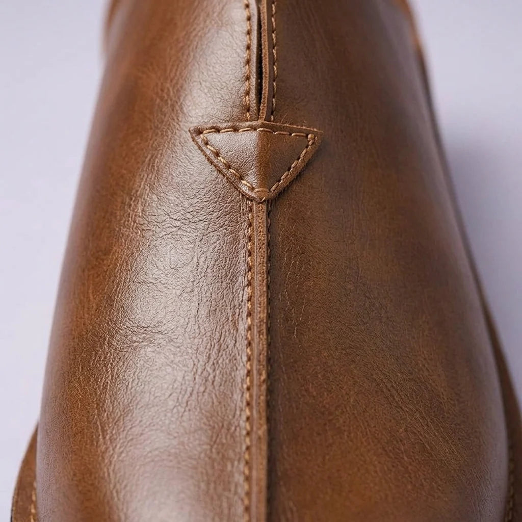 Slide-On Mules Genuine Leather Backless True To Size