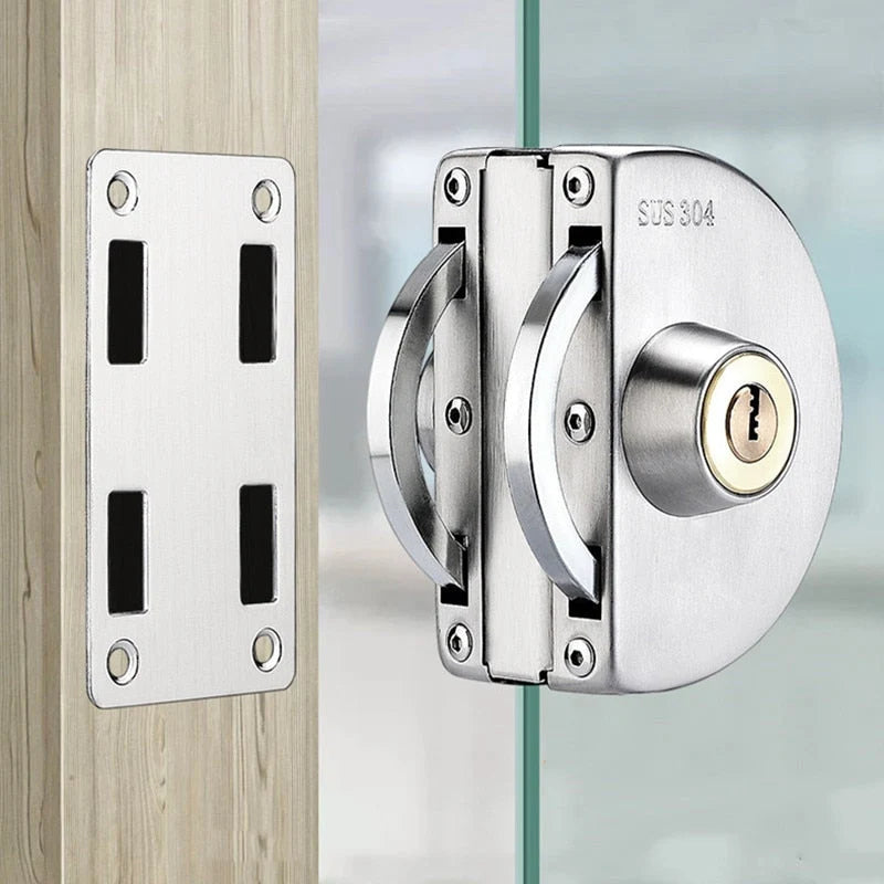 Sliding Glass Door Lock Stainless Steel Easy Install