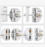 Sliding Glass Door Lock Stainless Steel Easy Install