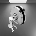 Sliding Glass Door Lock Stainless Steel Fits 10–14 mm